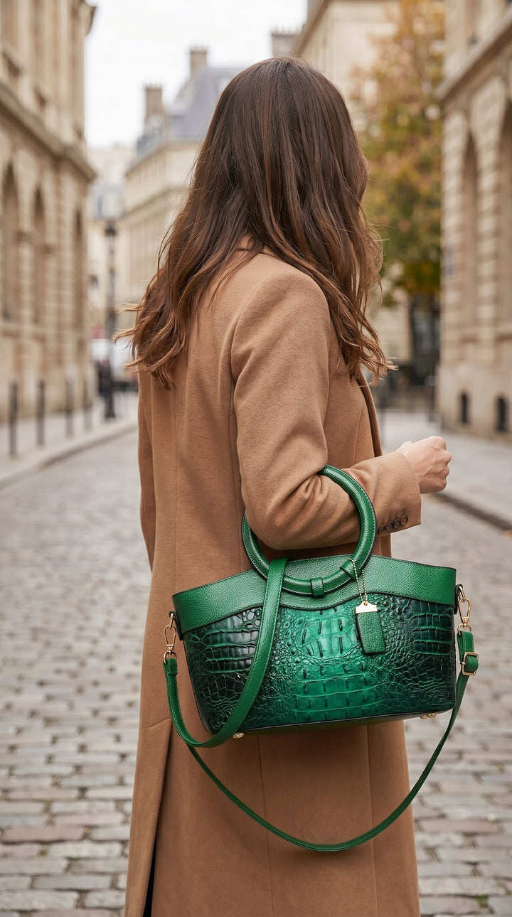 Bolso Amelie con asa de aro