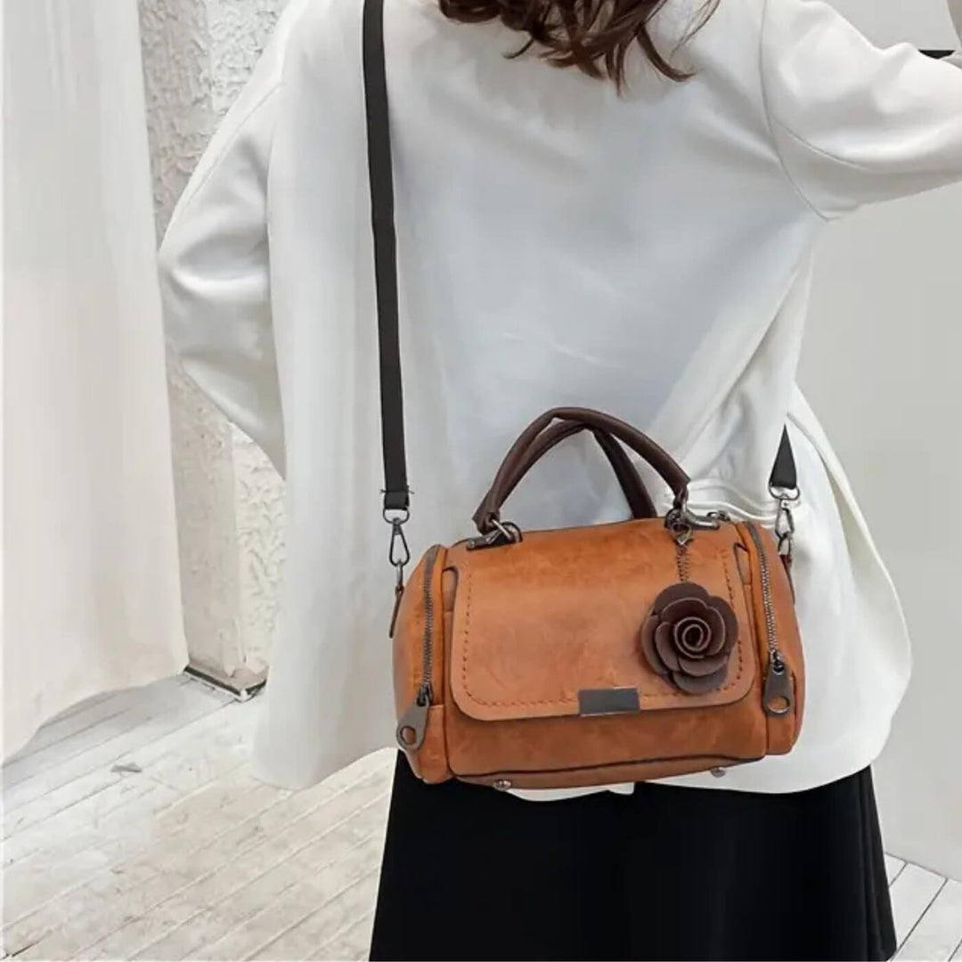 Bolso de Mano Flor de Nácar