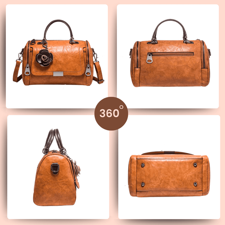 Bolso de Mano Flor de Nácar