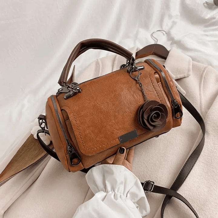Bolso de Mano Flor de Nácar