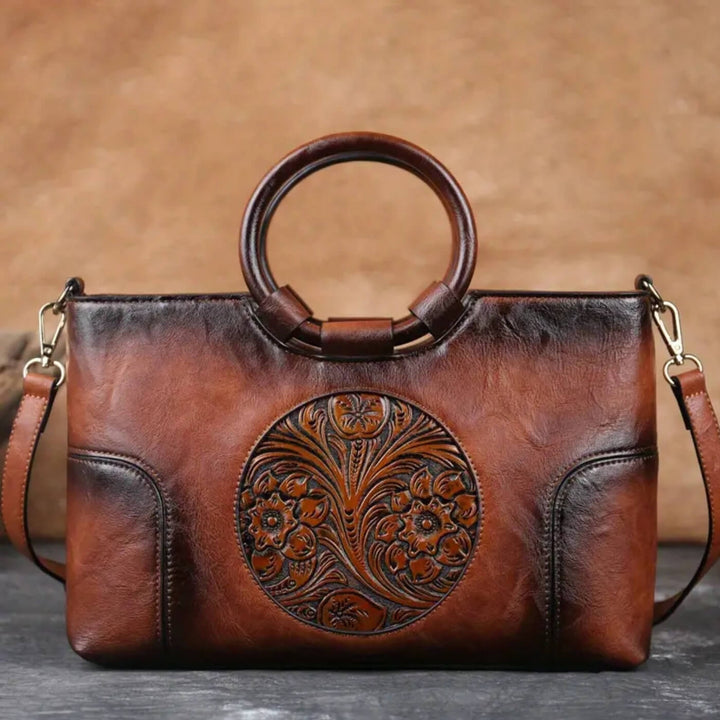 Bolso de Mano Relieve Alba