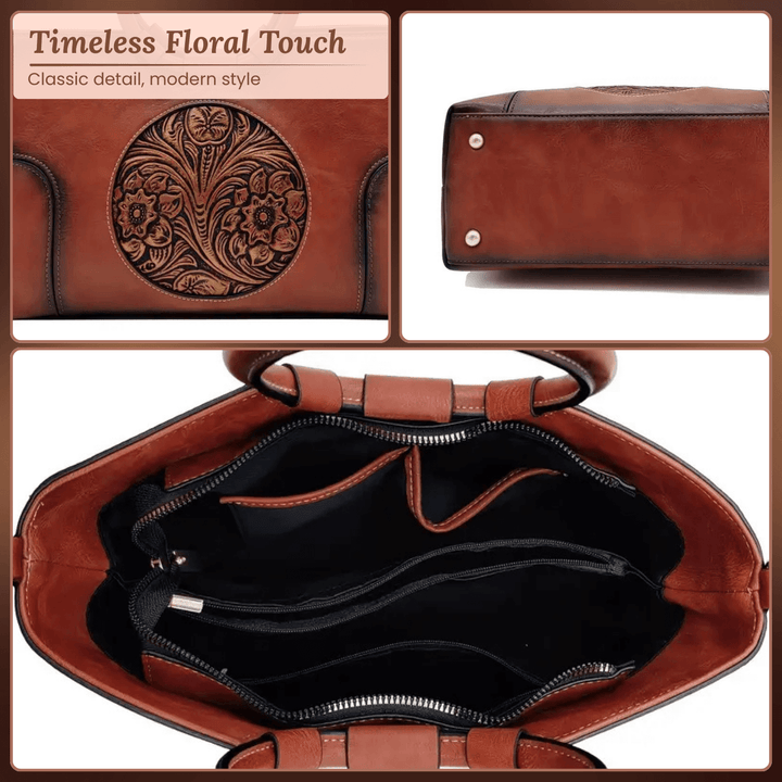 Bolso de Mano Relieve Alba