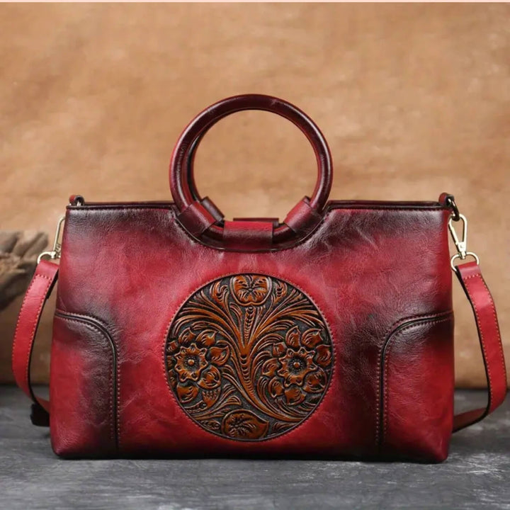 Bolso de Mano Relieve Alba