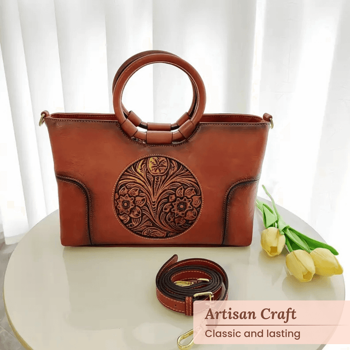 Bolso de Mano Relieve Alba