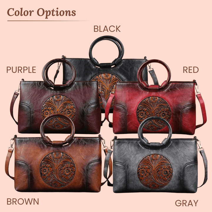 Bolso de Mano Relieve Alba