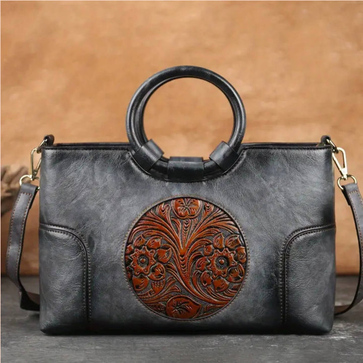 Bolso de Mano Relieve Alba
