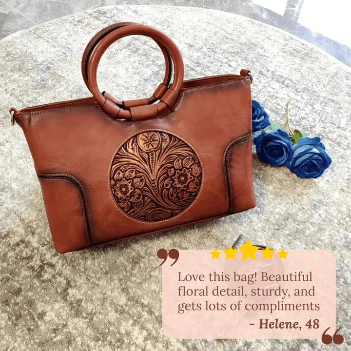 Bolso de Mano Relieve Alba