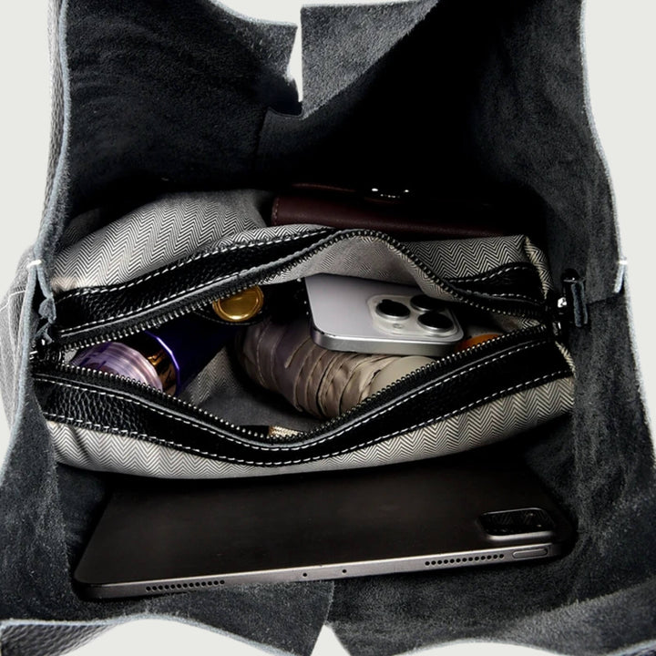 Bolso de Piel Estructurado Alborena