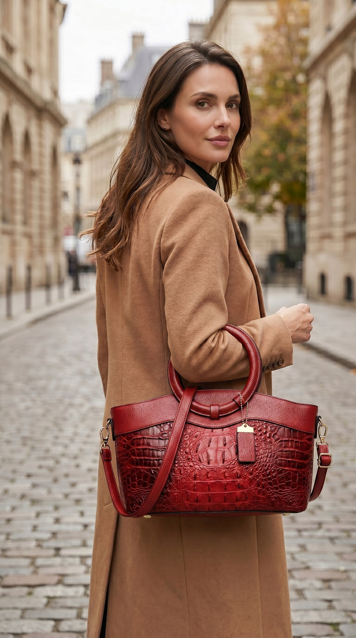 Bolso Amelie con asa de aro