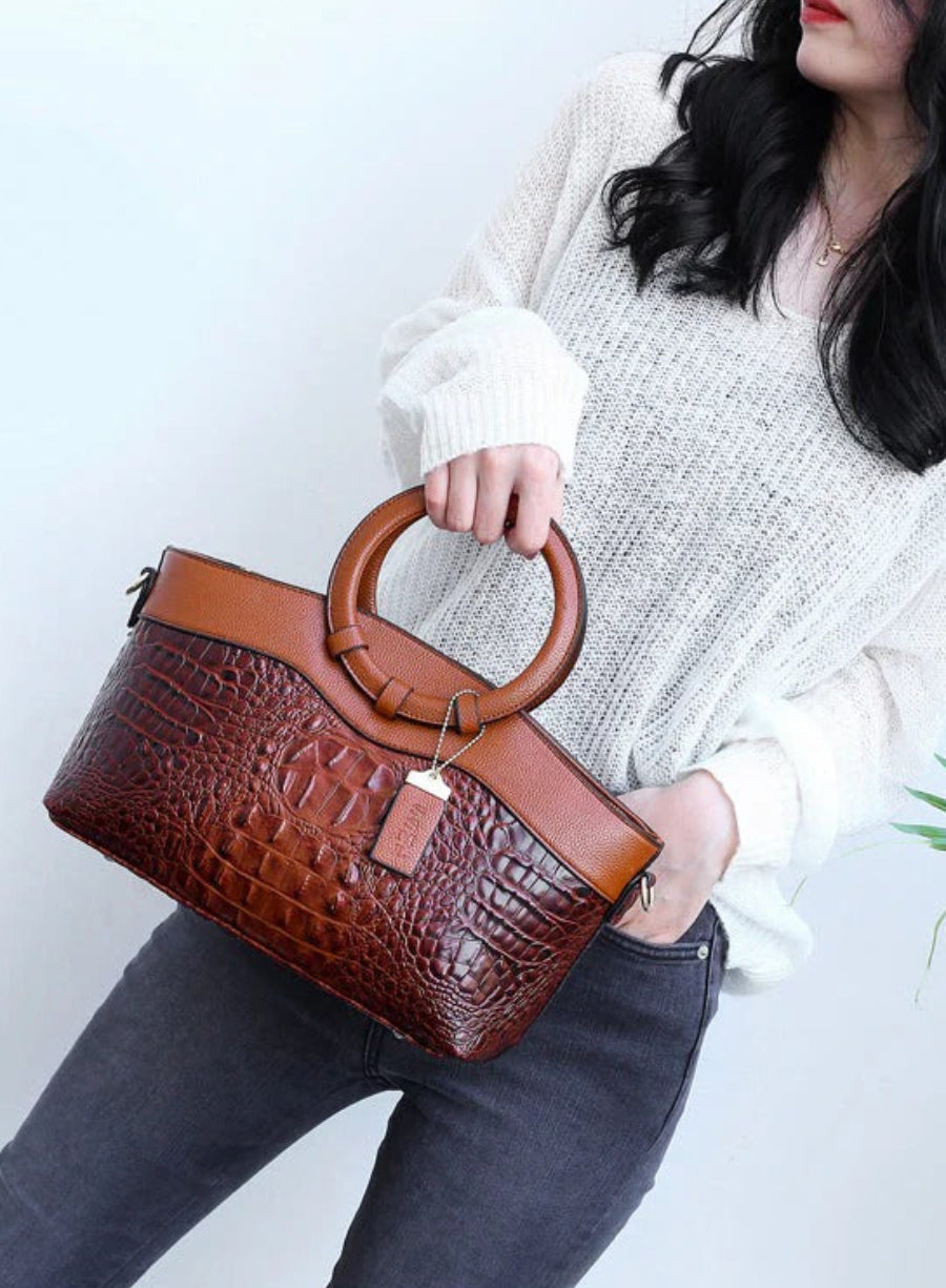 Bolso Amelie con asa de aro