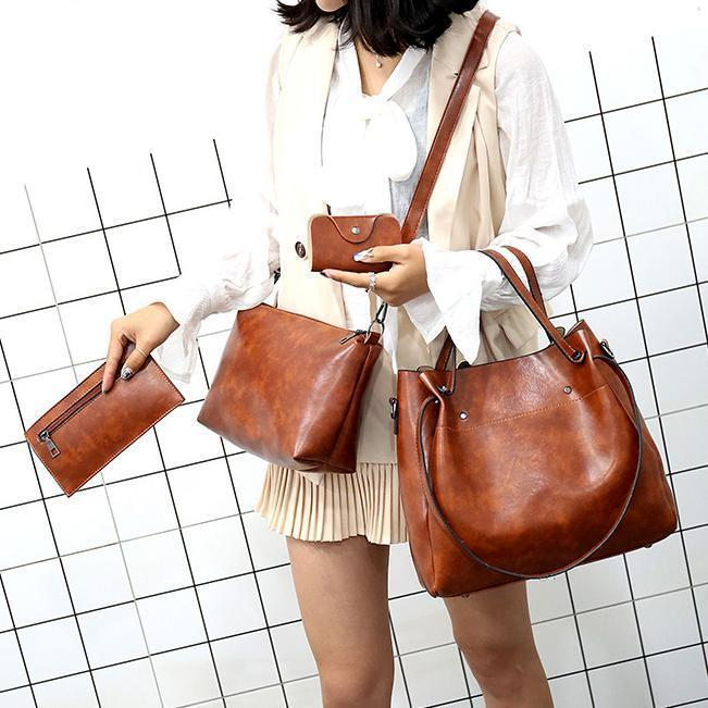 Set Linzéa de 4 bolsos – vintage y práctico